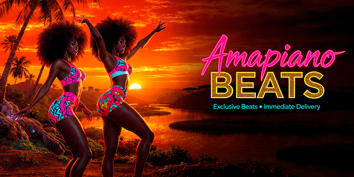 Amapiano Rhythm Banner